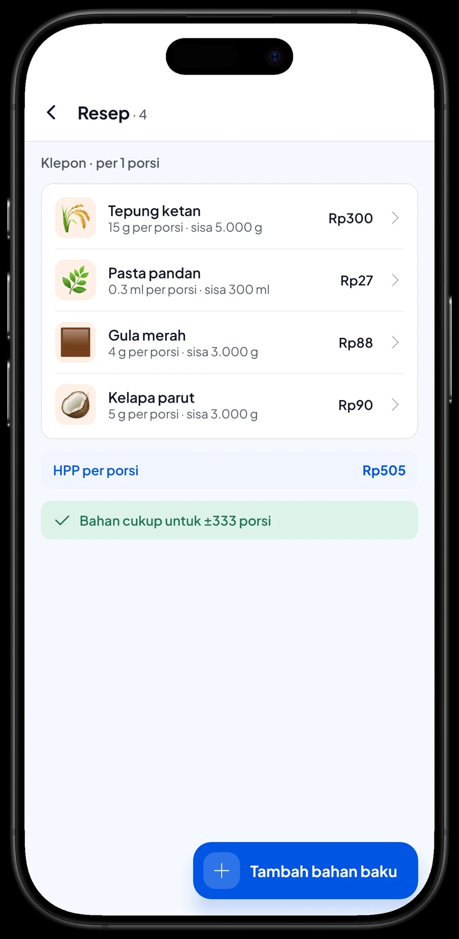 Resep Klepon per biji: tepung ketan, pasta pandan, gula merah dan kelapa parut