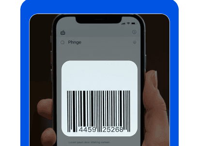 Scan Barcode feature illustration