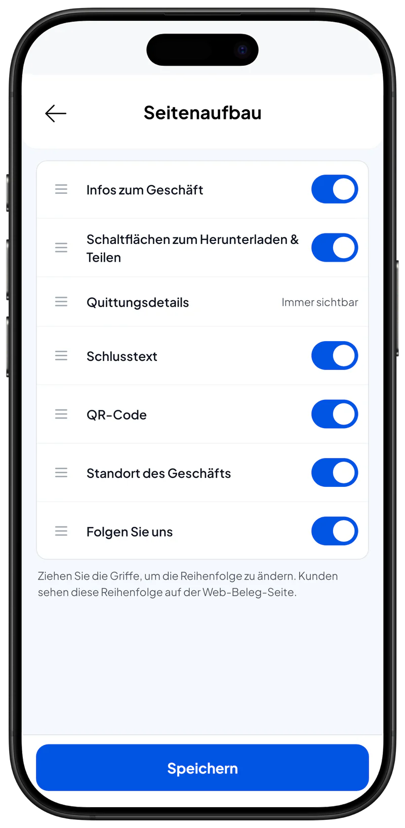 Quittungsvorlage