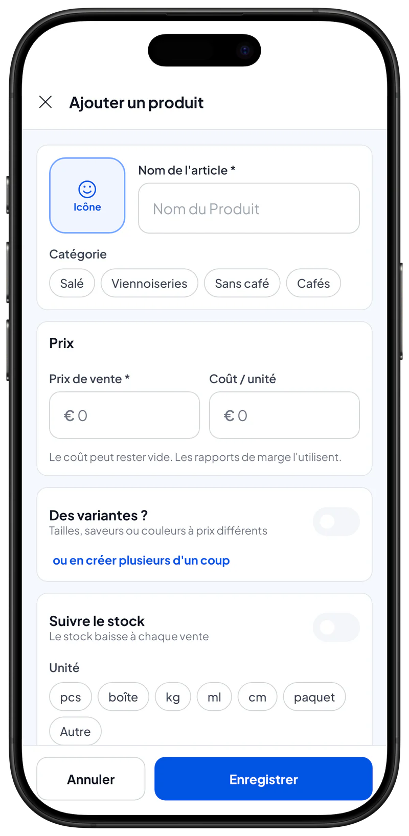 Catégorie d'article