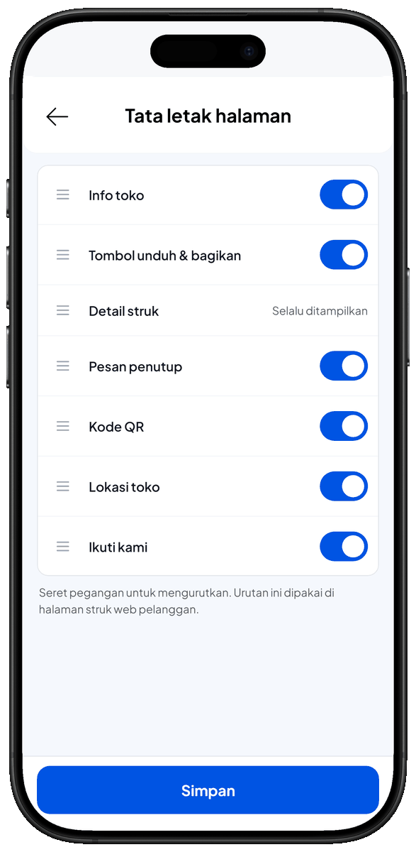 Template Struk