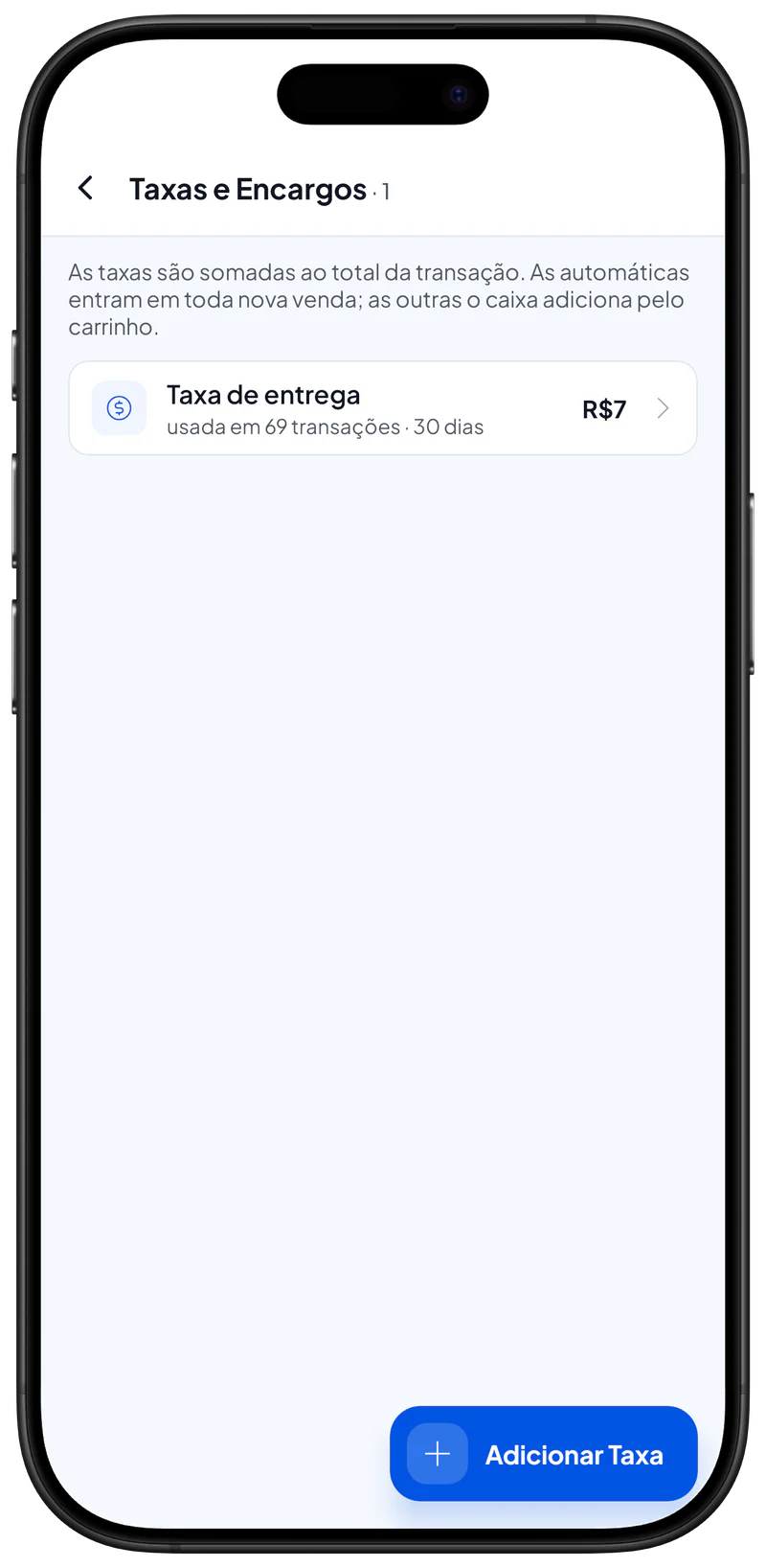 Taxa da venda