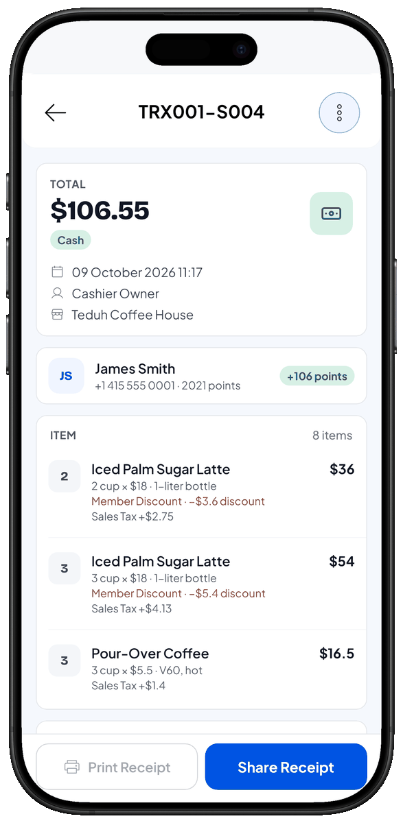 Transaction actions