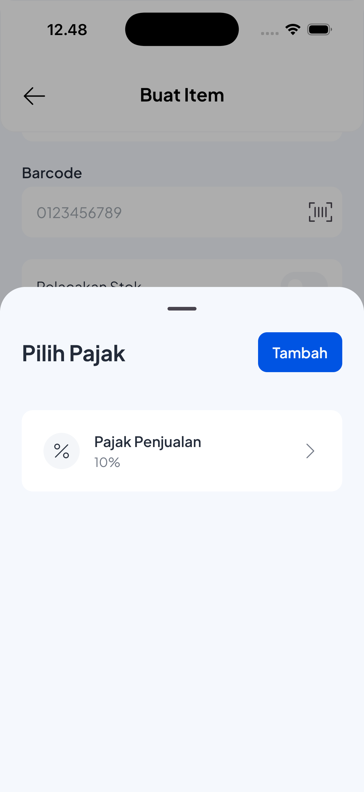 Pajak Item